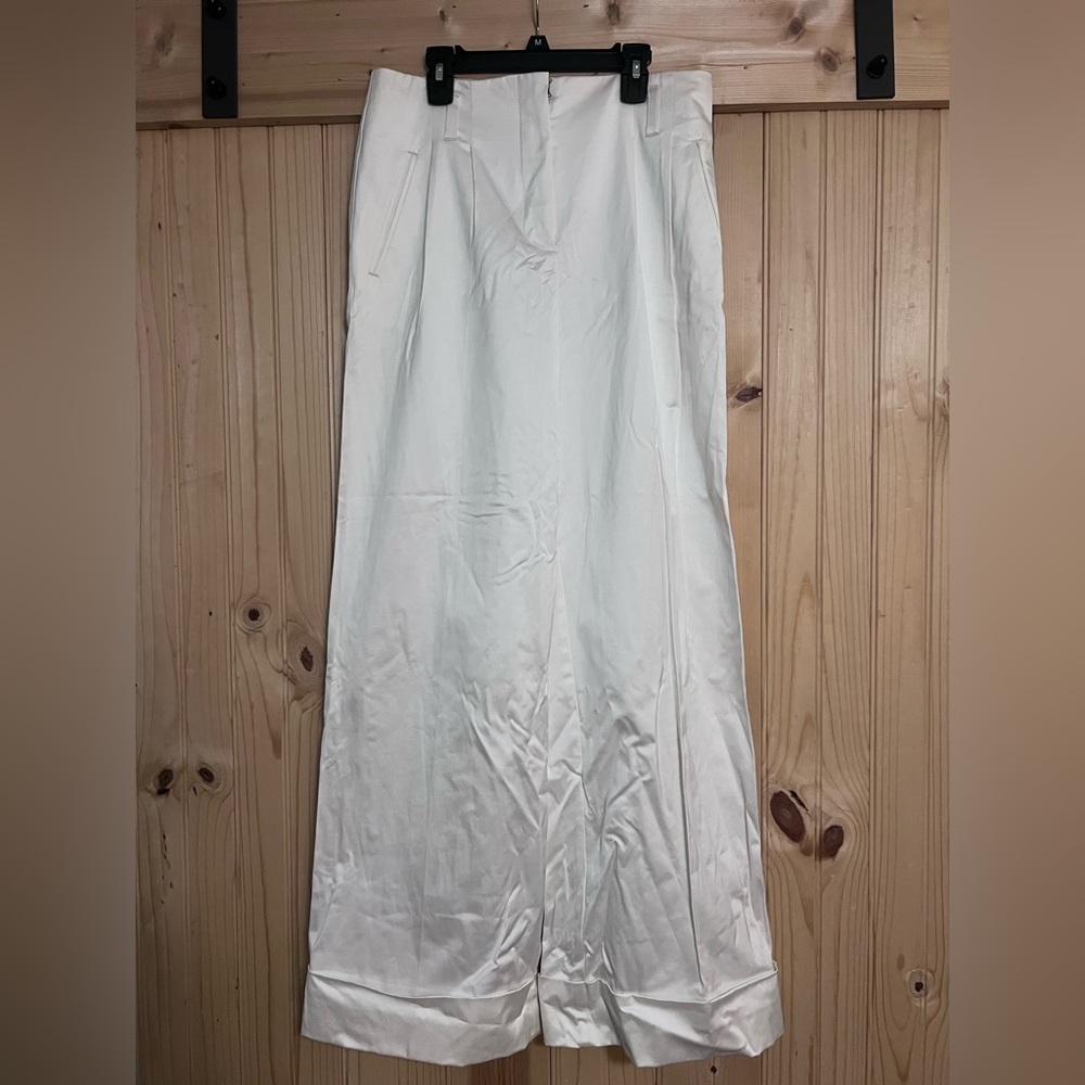 Trina Turk cream satin pants
